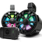 Extrmtower 2 Pk 8  Spkr 1 Amp Spkr + Btry  1 Non Amp Blk