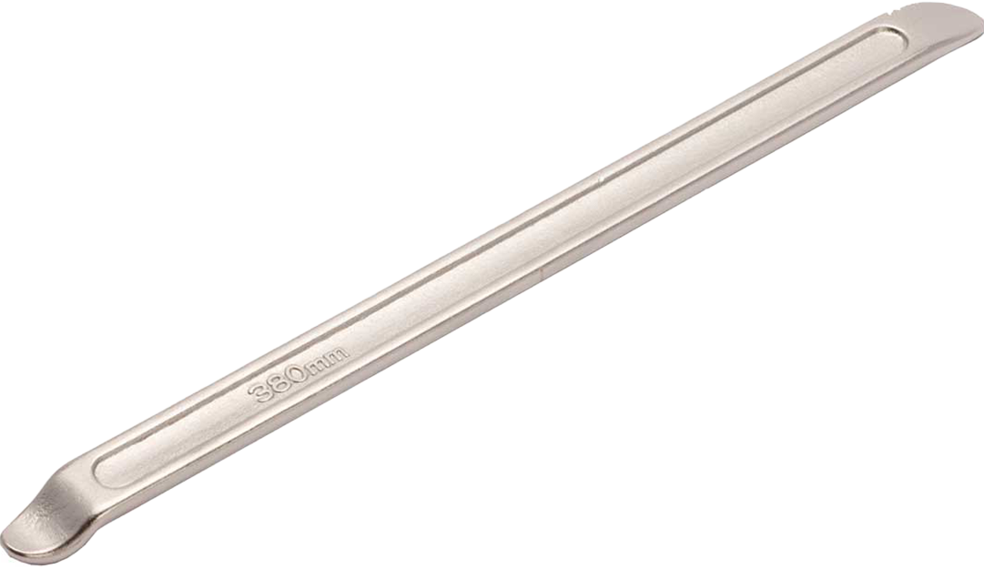Dual Spoon Tire Lever Silver Universal 9.5 Inch Long