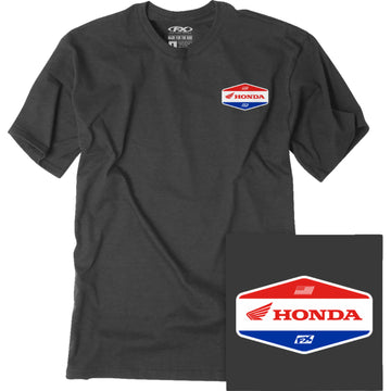 FACTORY EFFEX Honda Stadium T-Shirt - Heather Charcoal - Large 27-87334