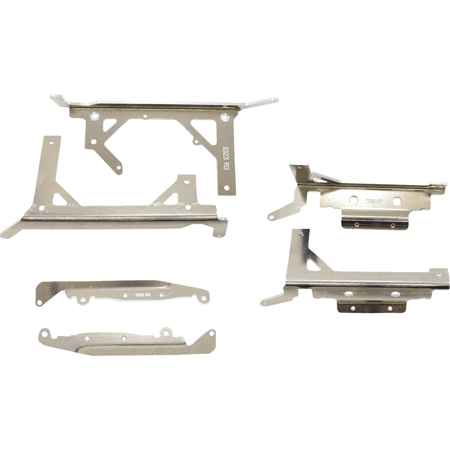 Moose Racing Radiator Braces - Silver - Husqvarna/KTM 11-1023