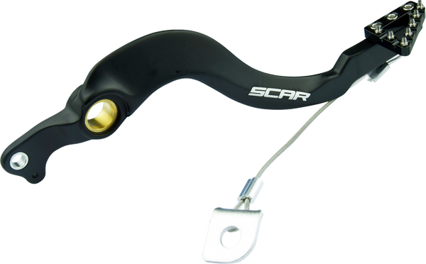 Scar Racing Rear Brake Pedal - Black - Honda CRF 250/450