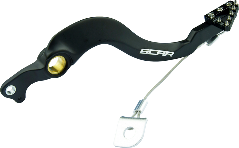 Scar Racing Rear Brake Pedal - Black - Honda CRF 250/450