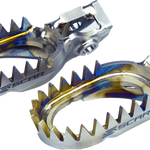 Scar Racing Anti-Mud Foot Pegs - Titanium - KTM/Husqvarna/Gas Gas