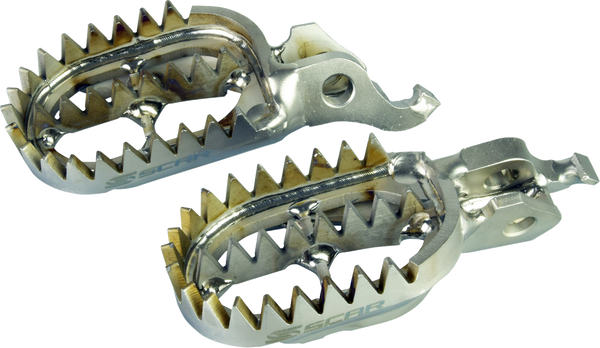Scar Racing Titanium Foot Pegs - Triumph TF