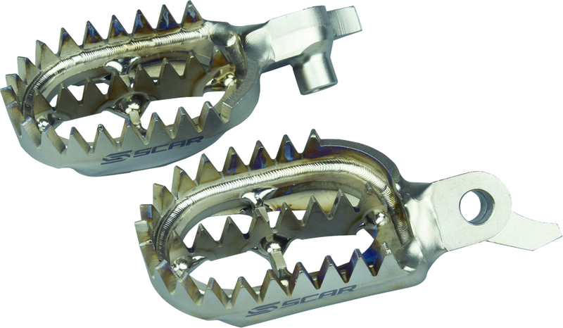 Scar Racing Titanium Foot Pegs - Yamaha WR/YZ