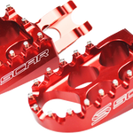 Scar Racing Standard Foot Pegs - Red - Honda/Kawasaki