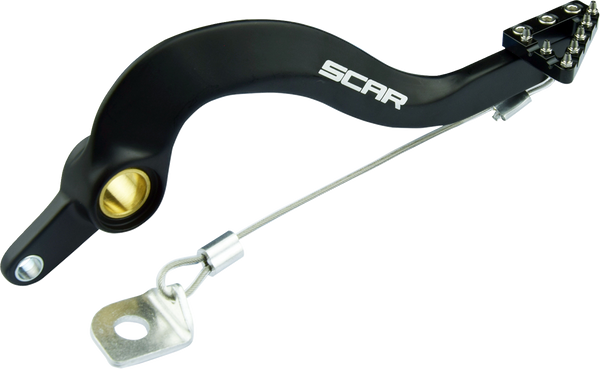 Scar Racing Rear Brake Pedal - Black - Yamaha YZF 250