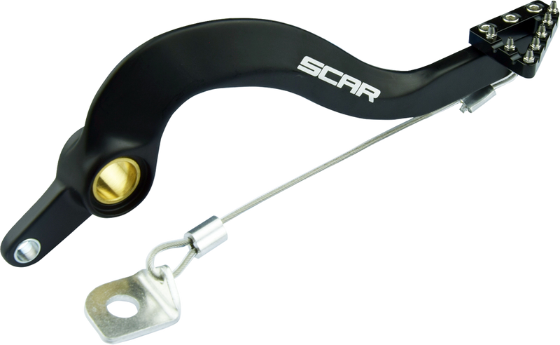 Scar Racing Rear Brake Pedal - Black - Yamaha YZF 250