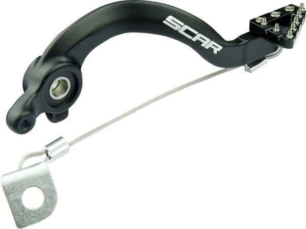 Scar Racing Rear Brake Pedal - Black - Gas Gas/Husqvarna/KTM 65