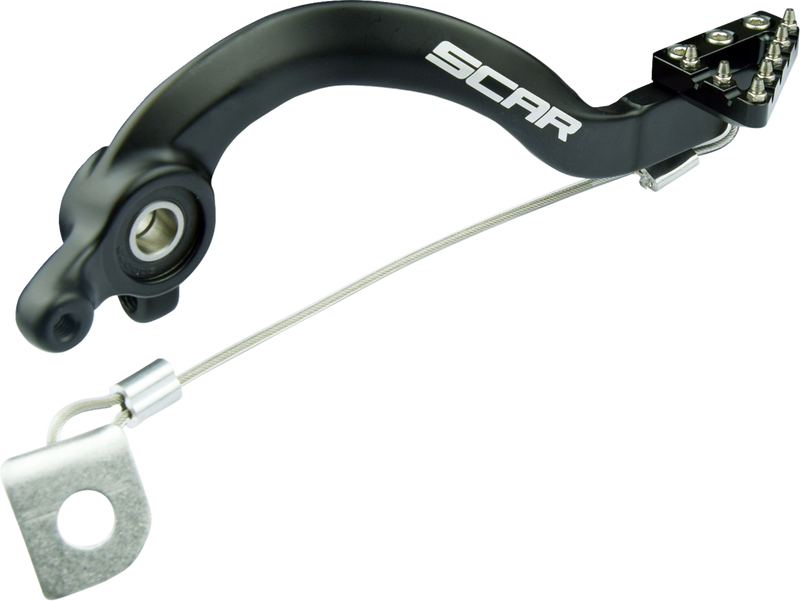 Scar Racing Rear Brake Pedal - Black - Gas Gas/Husqvarna/KTM 65
