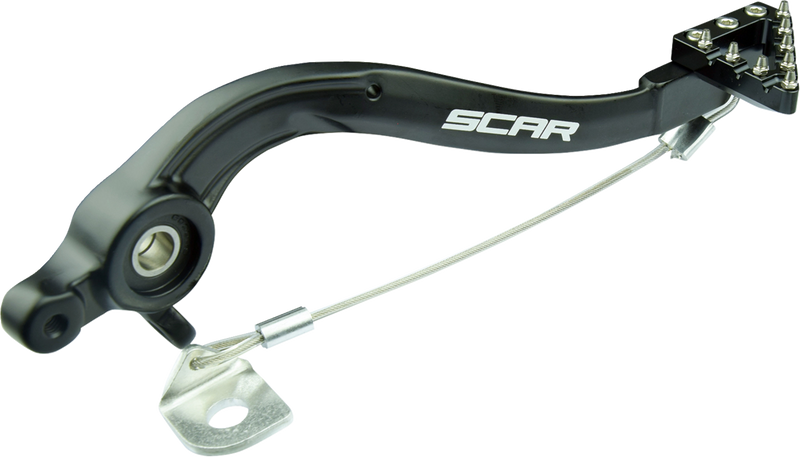 Scar Racing Rear Brake Pedal - Black - Gas Gas/Husqvarna/KTM