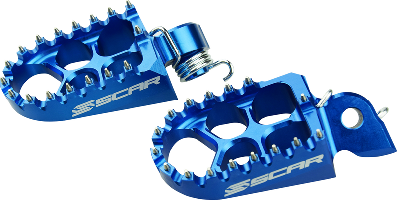 Scar Racing Evo Foot Pegs - Blue