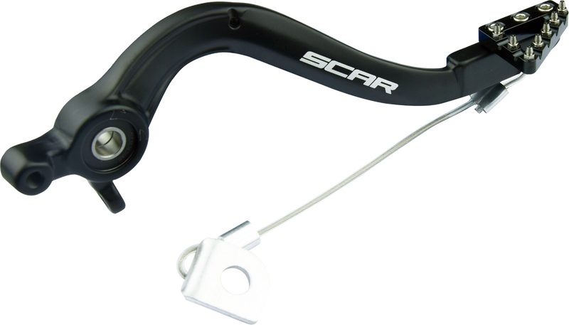 Scar Racing Rear Brake Pedal - Black - Gas Gas/Husqvarna/KTM