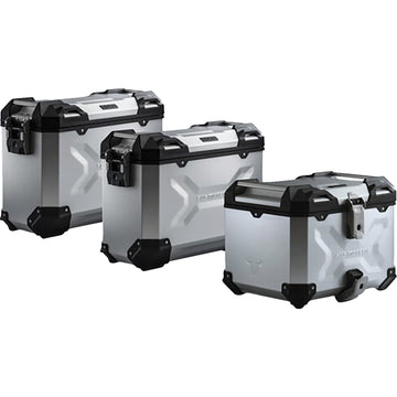 SW-Motech Adventure Luggage System - Silver - BMW R 1200 GS '04-'12 ADV.07.311.75000/S | Luggage Group