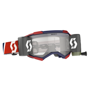 Fury Goggle Wfs Red/Blue Clear Works Lens