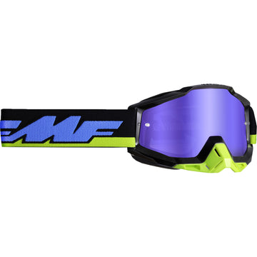 FMF PowerBomb Goggles - Talladega - Blue Mirror F-50037-00008