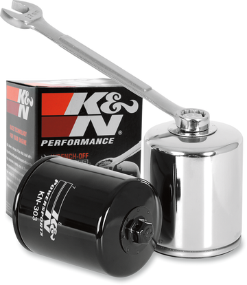 K & N Performance Oil Filter - Bimota/Honda/Kawasaki/Polaris/Yamaha KN-303C