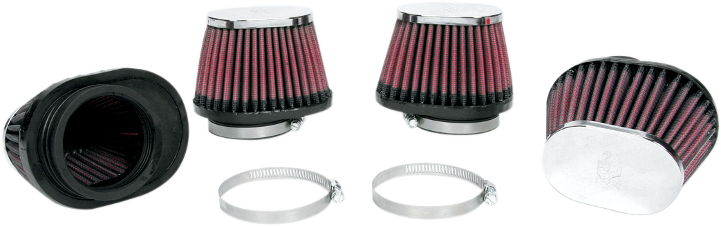 K & N Clamp-On Air Filters - Honda/Kawasaki/Suzuki/Yamaha RC-0984