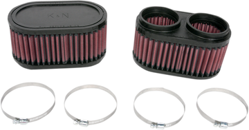 K & N Clamp-On Air Filters - Suzuki/Yamaha RU-2922
