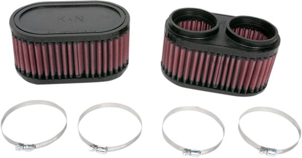 K & N Clamp-On Air Filters - Suzuki/Yamaha RU-2922