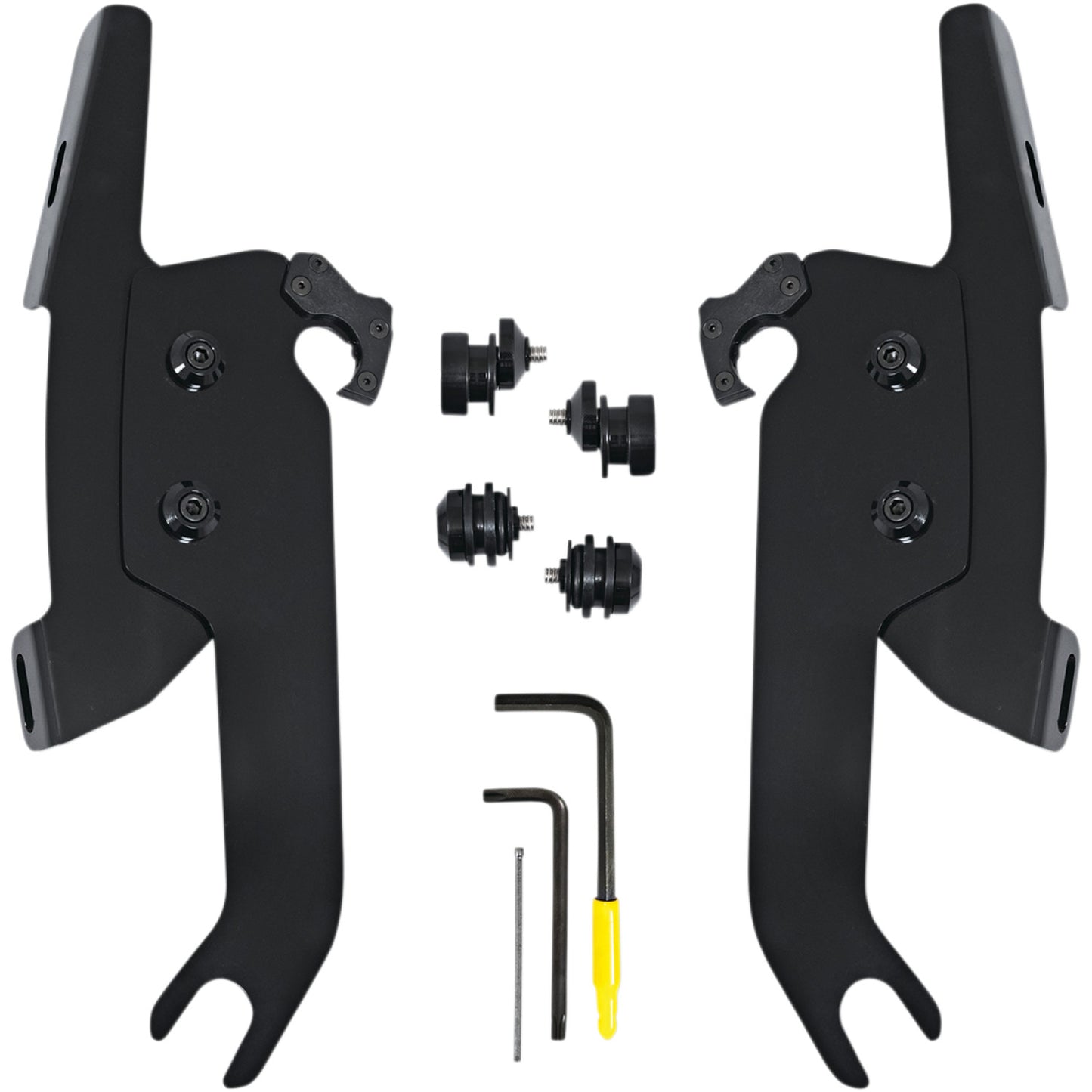 Memphis Shades Fats/Slim Windshield Trigger Lock Complete Mount Kit - Black - FLSL MEB2051