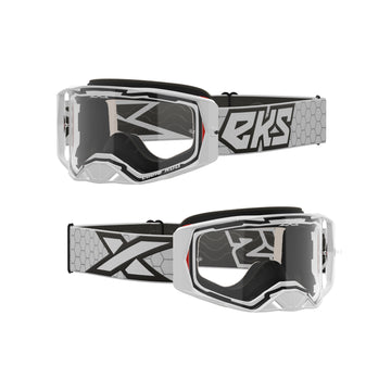 Lucid Goggle White W/Clear Lens