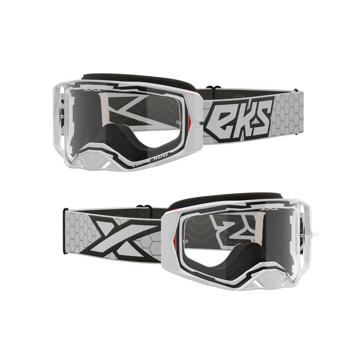 Lucid Goggle White W/Clear Lens