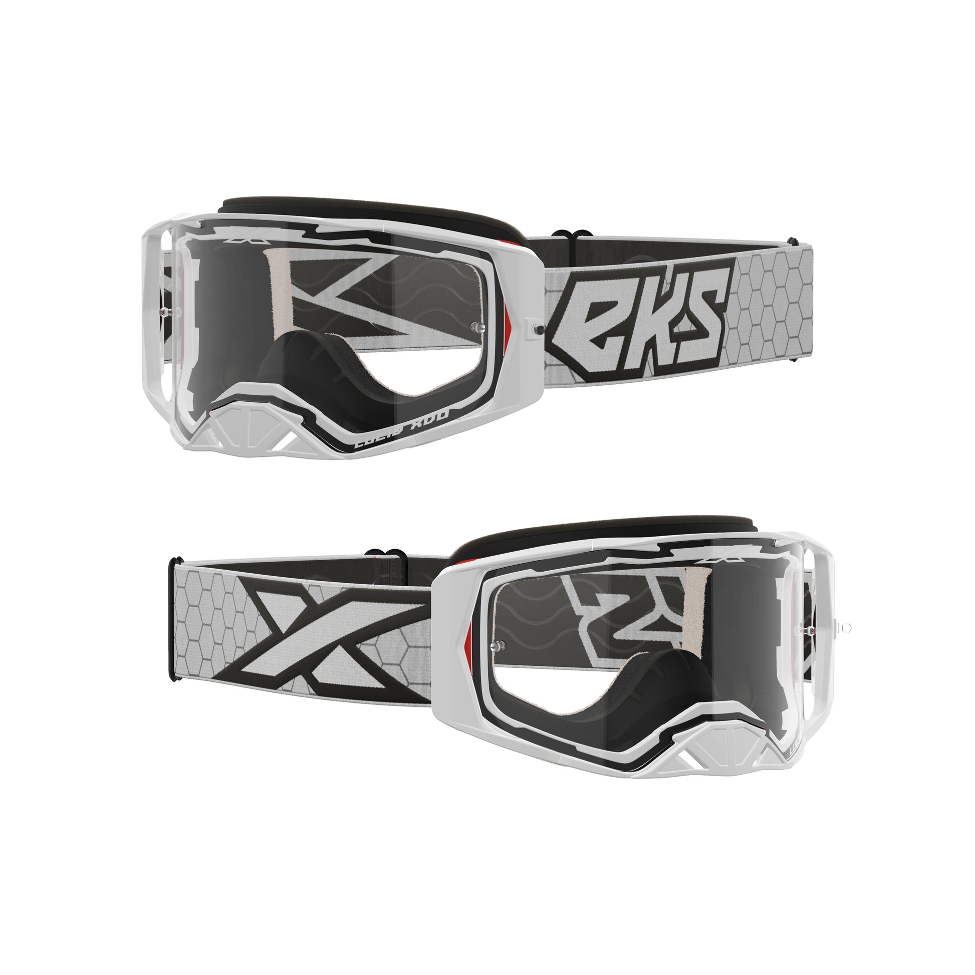 Lucid Goggle White W/Clear Lens