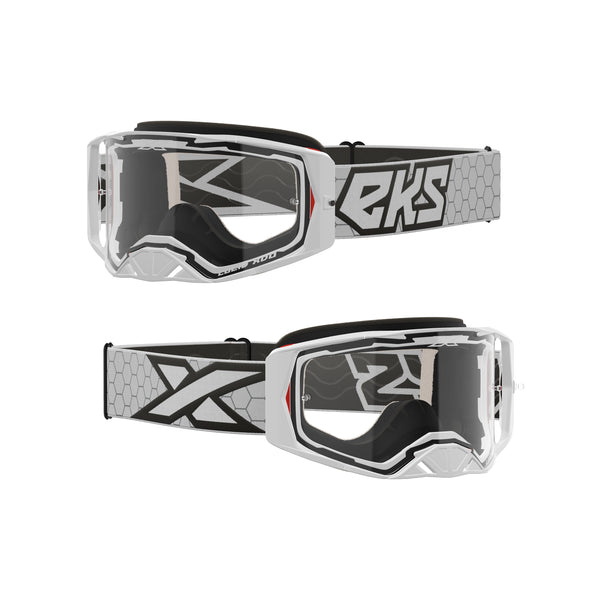 Lucid Goggle White W/Clear Lens