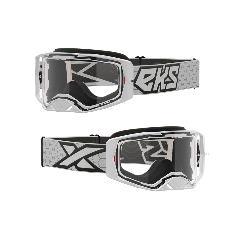 Lucid Goggle White W/Clear Lens