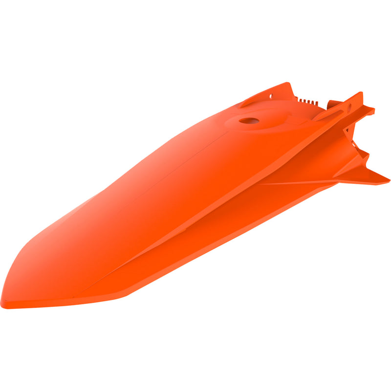 POLISPORT Fender - Rear - Orange - EXC/EXC-F | XC-W/XCF-W 8557000001 by Polisport