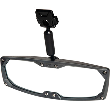 SEIZMIK Mirror - Halo R - Rear View - Rectangle - Black w/Black Bezel - 1.5"/1.625" ROPS 56-18055