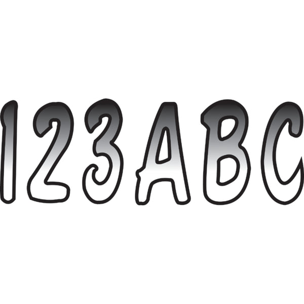 Hardline I.D. Sticker Kit - 200 Series - White/Black Gradation WHBKG200