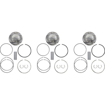 WOSSNER Piston Kit - 73.94 mm - Ski Doo K7509DA-3