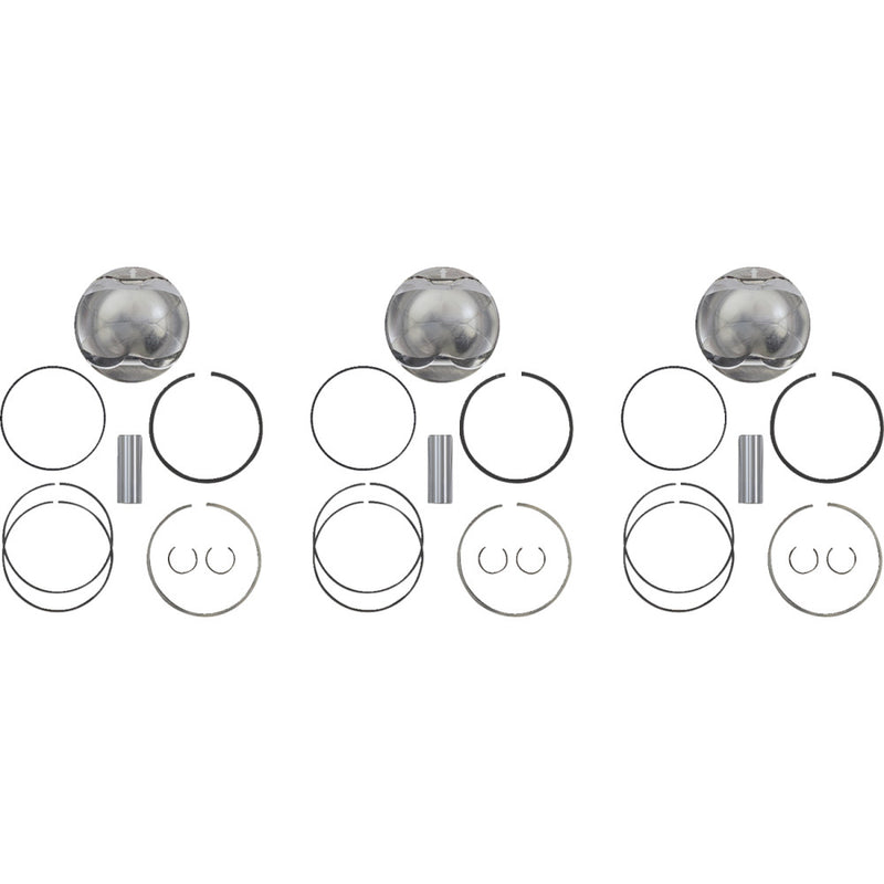 WOSSNER Piston Kit - 73.94 mm - Ski Doo K7509DA-3