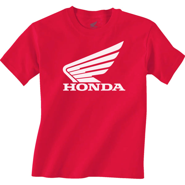 Honda Apparel Youth Honda Wing T-Shirt - Red - Medium NP21S-Y3034-M