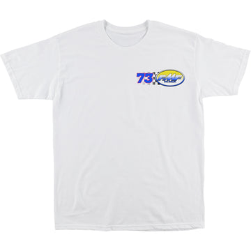 FMF Exhaust 500 T-Shirt - White - 2XL SP24118907WHT2X