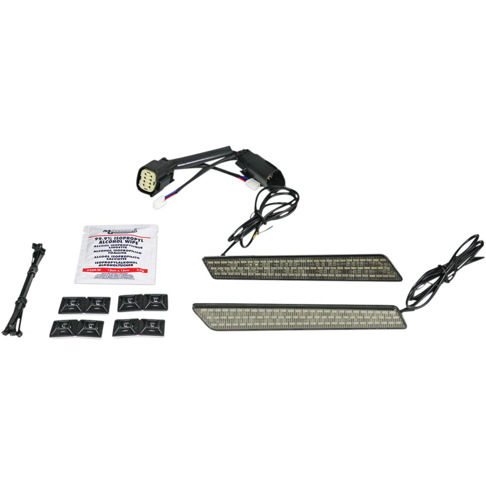 Custom Dynamics Saddlebag Latch Lights - SS8 - Smoke CD-LATCH-SS8-S