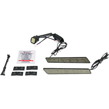 Custom Dynamics Saddlebag Latch Lights - SS8 - Smoke CD-LATCH-SS8-S