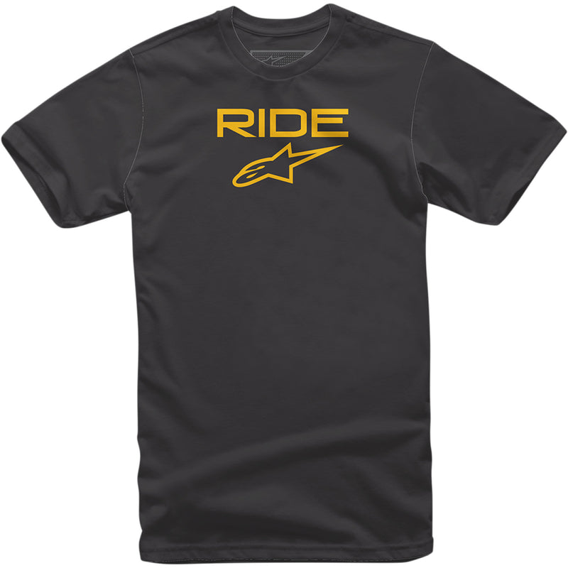 ALPINESTARS Ride 2.0 T-Shirt - Black/Yellow - 2XL 10387200010502X