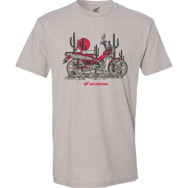 Honda Apparel Honda Trail 125 T-Shirt - Gray - XL NP21S-M2469-XL | T Shirts Mens