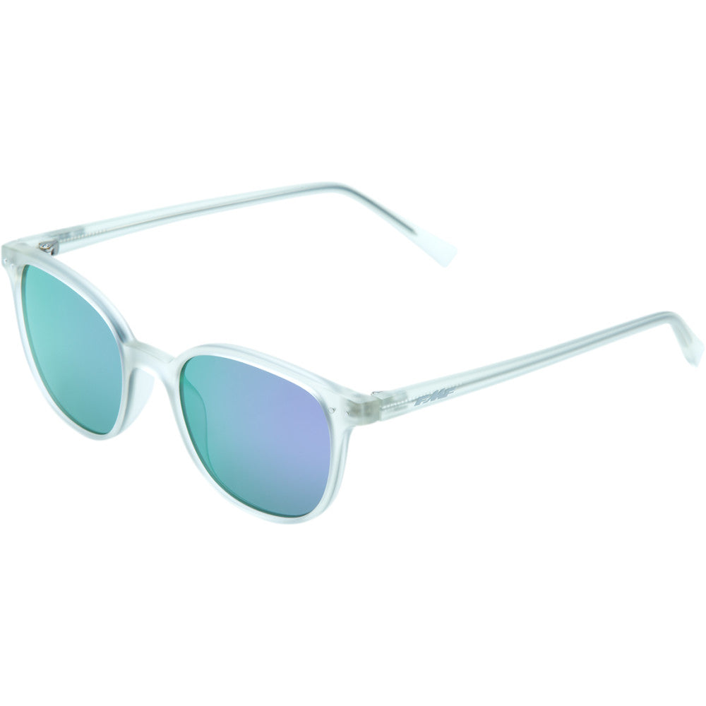 FMF Spark Sunglasses - Matte Crystal Light Gray - Purple Mirror Lens F-61505-262-01