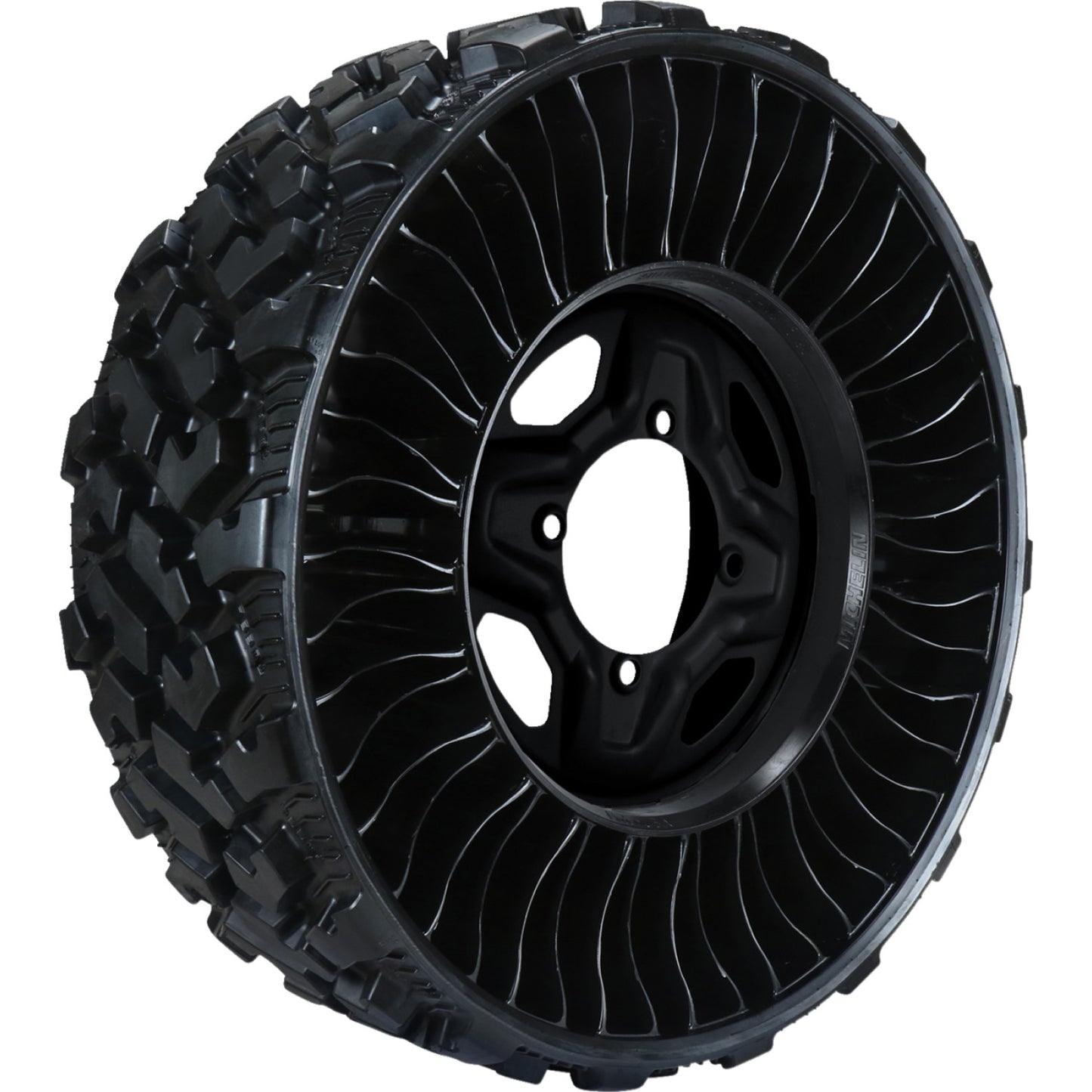 Michelin Tire and Wheel Assembly - X? Tweel? - Front/Rear - 26x9N14 - 4/110 - 6+1 (+52 mm) 67693 | Tire & Wheel Atv Gen Pur PO Se OEM | Michelin