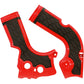 ACERBIS X-Grip Frame Guards - Red/Black - CRF 250R/450R 2374241018