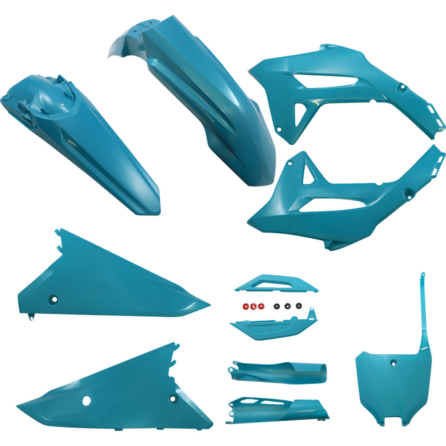 ACERBIS Full Replacement Body Kit - Teal/Metallic 2858927441