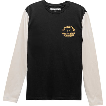 ALPINESTARS Decades Long-Sleeve T-Shirt - Black - Medium 12117400910M