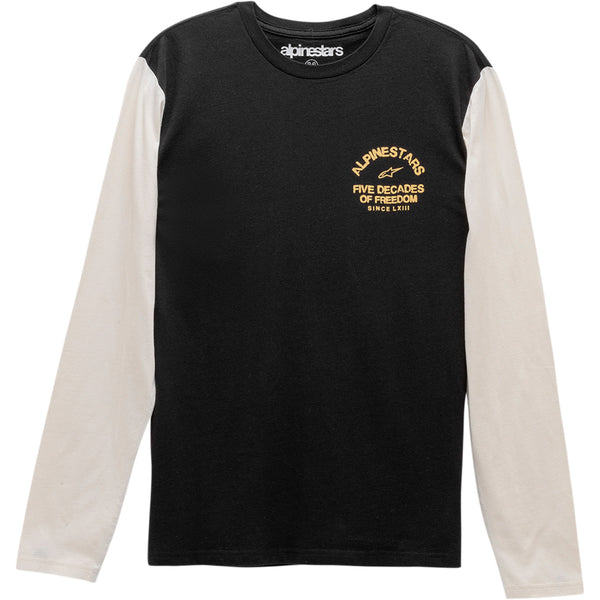 Alpinestars Decades Long-Sleeve T-Shirt - Black - Medium 12117400910M
