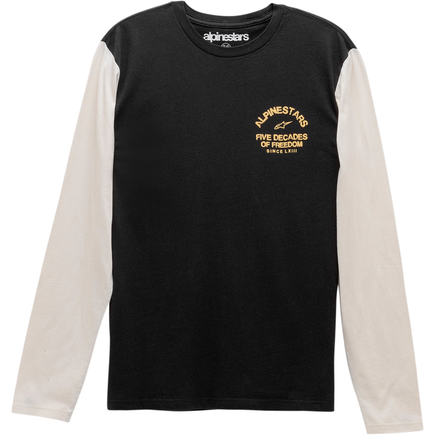 ALPINESTARS Decades Long-Sleeve T-Shirt - Black - 2XL 121174009102X