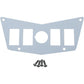 MOOSE OFFROAD Dash Plate - 4 Switch - White 100-4391-PU