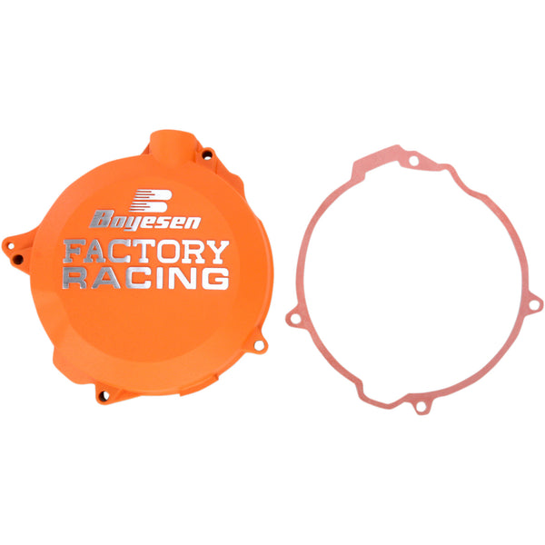 Boyesen Clutch Cover - Orange - KTM CC-41O